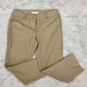 Loft - Tan 3/4 Length Riviera and Marisa Pant